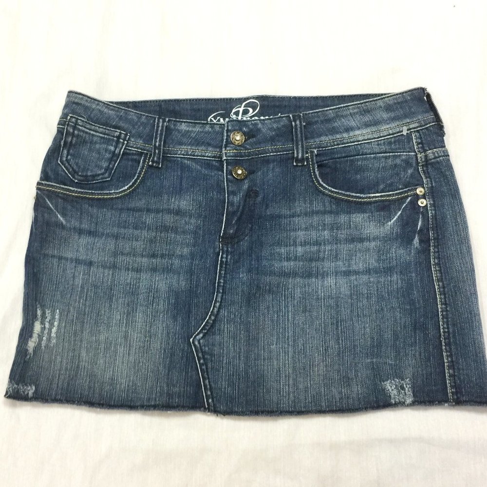 🦚🦚🦚 YMI PREMIUM WOMENS JEANS SKIRT SIZE 11 🦚🦚🦚